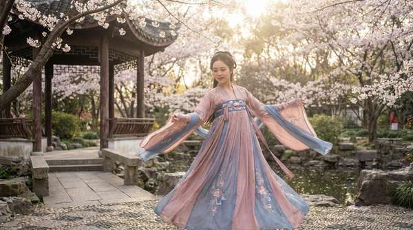 浴室激战古风汉服视频拍摄